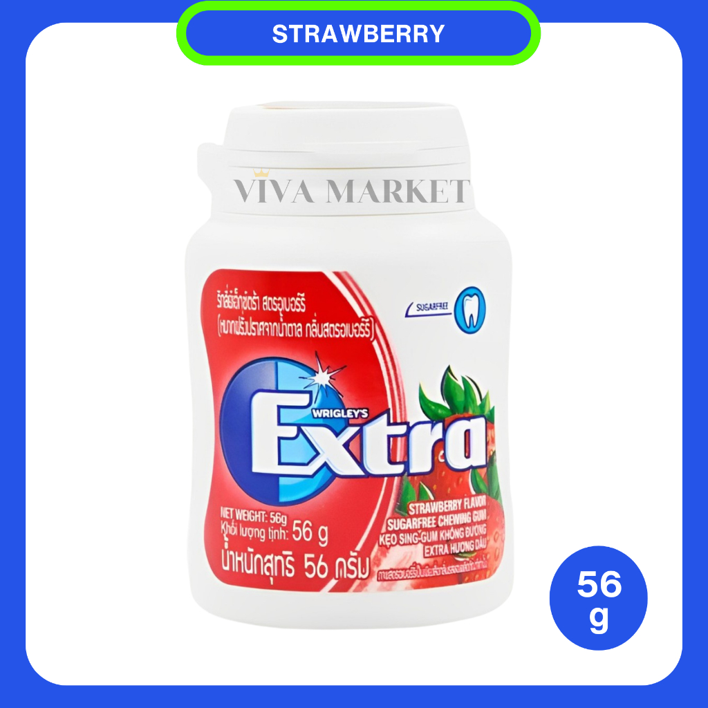 

Wrigley's Extra Xylitol Sugar Free Chewing Gum 56g. Permen Karet Bebas Gula