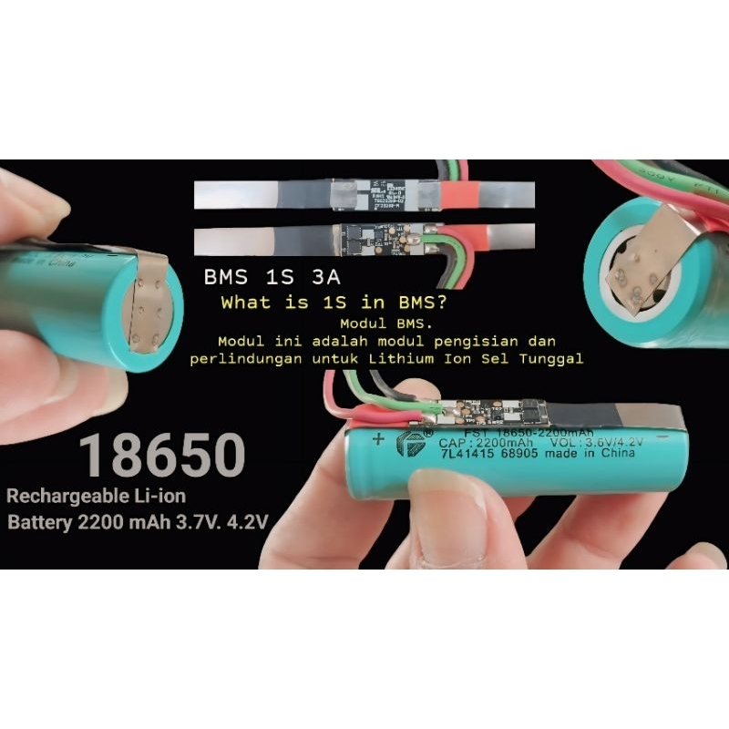 Modul BMS 1S 3A 18650 ORIGINAL 100%