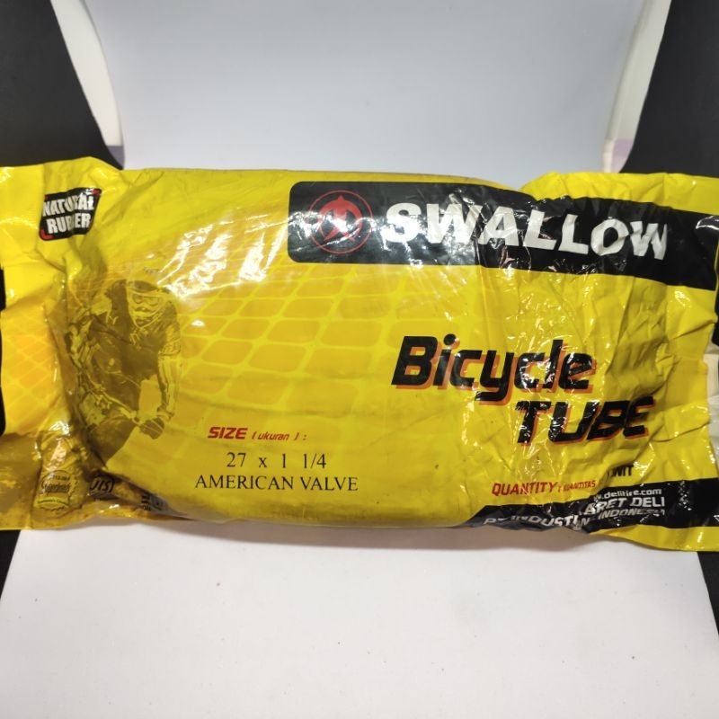 Ban dalam sepeda swallow ukuran 27x1 1/4 cop motor balap jadul