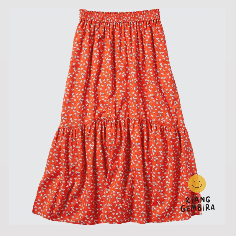 Uniqlo x Paul Joe Tiered Skirt Cotton