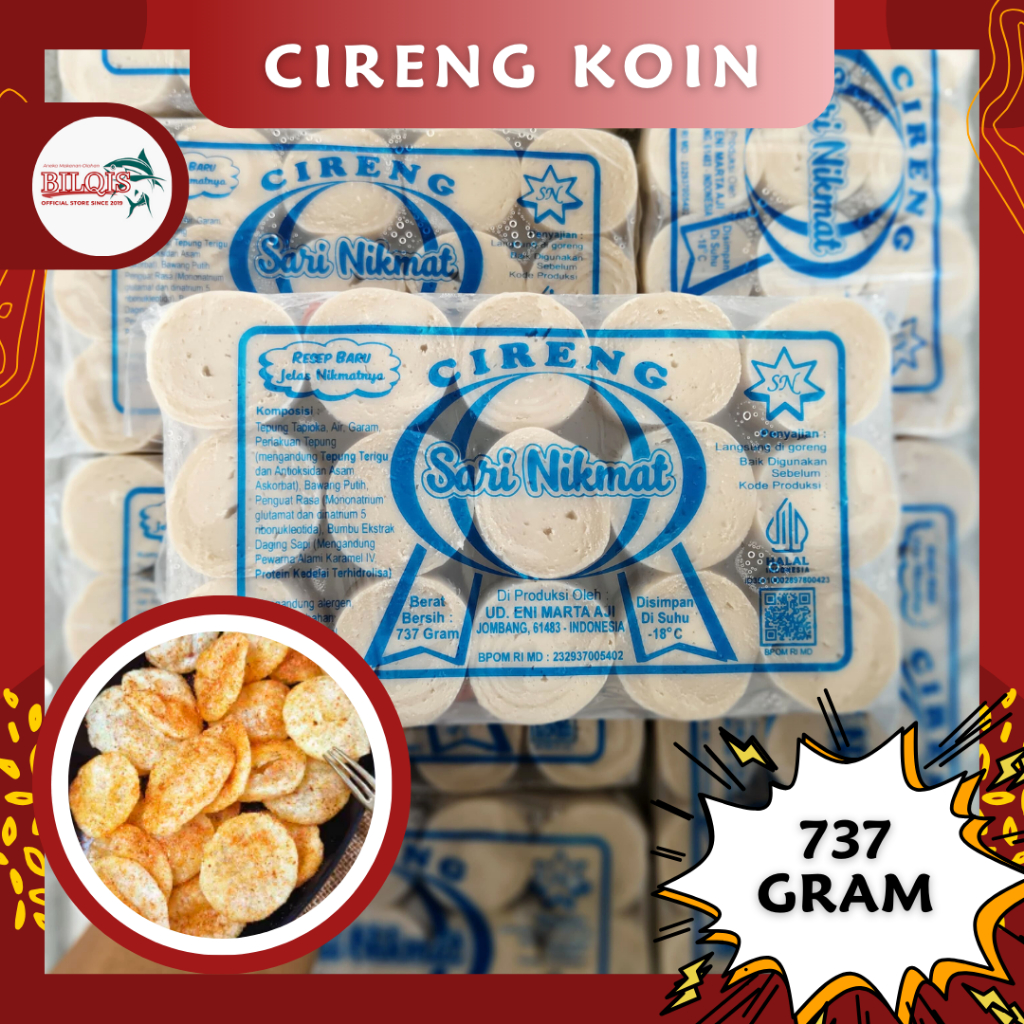 

Cireng Koin Sari Nikmat / Cireng Koin 737gram