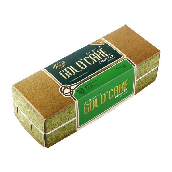 

RIOUS GOLD CAKE GREEN TEA MINI 190GR ISI 9 SLICE KEIK ALA JEPANG