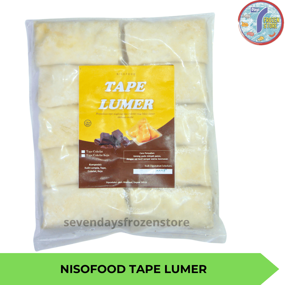 

Nisofood Tape Lumer Isi Cokelat Beku Frozen 350 Gr