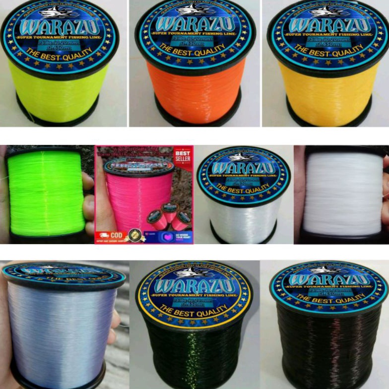 KODE F19I WARAZU FISHING LINE bisa COD SENAR PANCING ANTI KRITINGELASTISKUATTAHAN GESEKAN dan MUDAH 