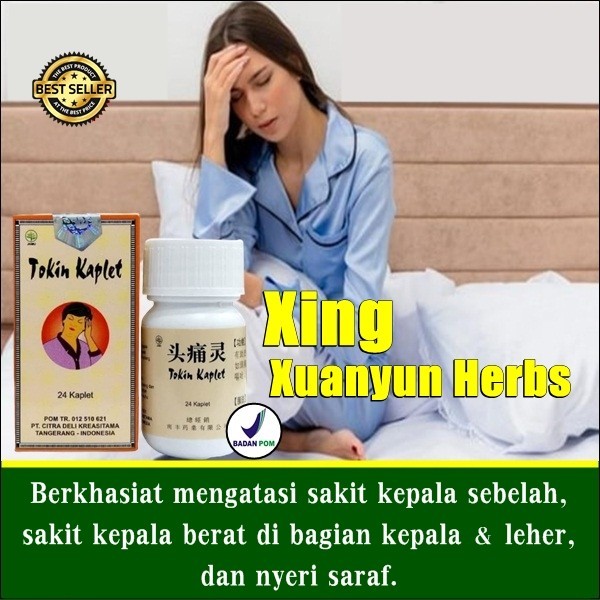 obat cina sakit kepala xing xuanyun herbs sakit kepala pusing vertigo migrain tension BPOM