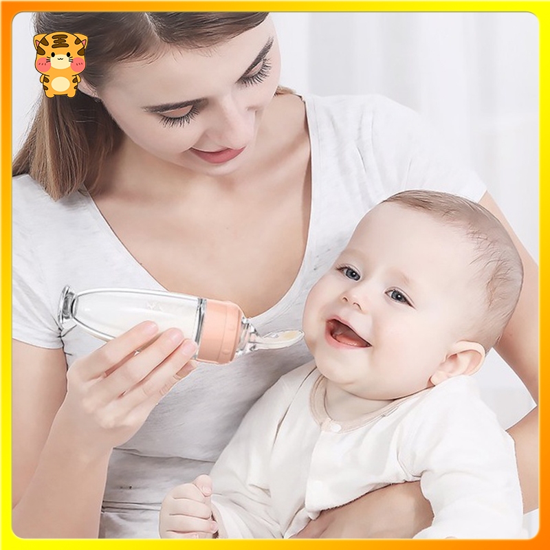 Silicone Sendok Makan Bayi/Sendok Bayi Dispenser /C50