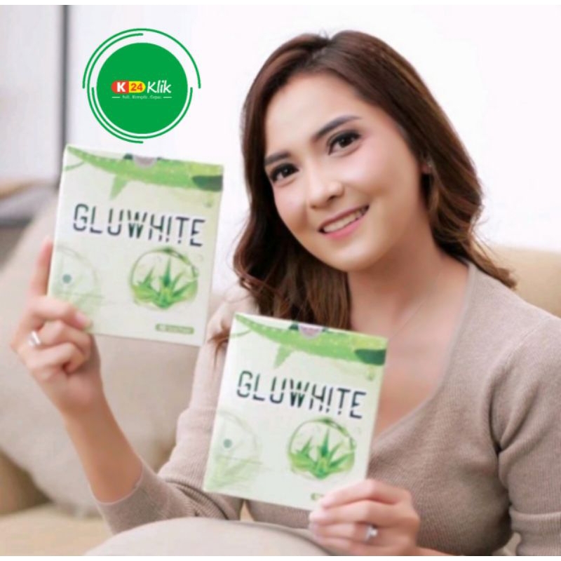 GLUWHITE COLLAGEN DRINK IMPORT US COLLAGEN 1 BOX 10 SACHET  UNTUK WAJAH DAN KULIT ORIGINAL