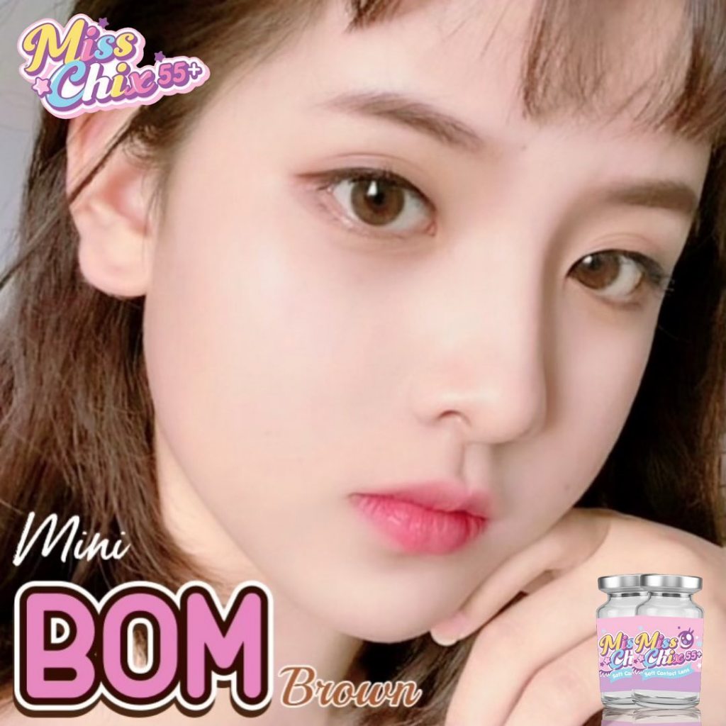{Normal} Instant✅ Softlens Misschix Mini Bom Brown // Softlens Normal