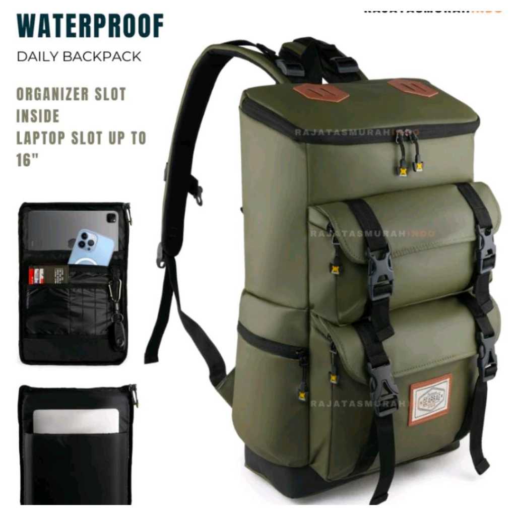 HAWK STORE - TAS RANSEL PRIA BACKPACK ARMY // TAS RANSEL MUDIK // TAS MUDIK // TAS RANSEL LAPTOP // 