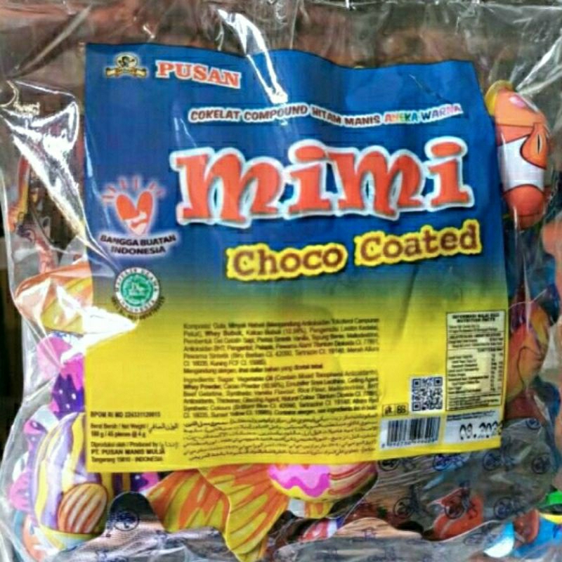 

Pusan Cokelat mimi ikan (1bag isi 45pcs @4gr)