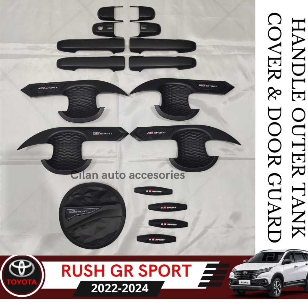 Door Handle Outer Pintu Tank Cover Doorguard All New Rush GR Sport 2023-2024