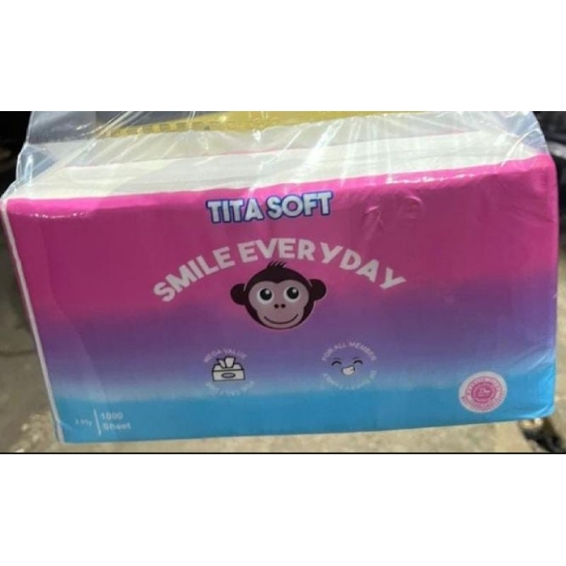 Facial tissue 1000 sheet