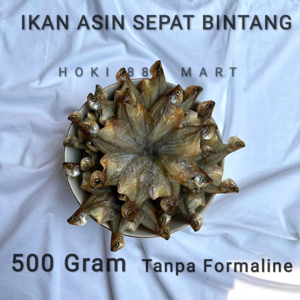 

Ikan Asin Sepat Bintang 500g / Ikan Asin / COD