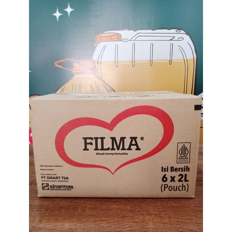 

MINYAK GORENG FILMA 2 LITER PER DUS ISI 6 POUCH