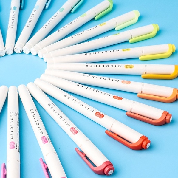 

qt Terupdate Zebra Mildliner dual tip highlighter 2 warna J91