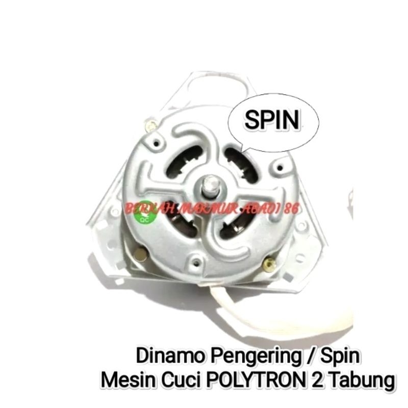 Dinamo Pengering Mesin Cuci POLYTRON  2 Tabung Mesin Spin / Pengering Polytron Spin Kaki 3