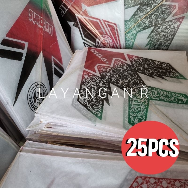 Layangan sukhoi Standar Arku keras Isi 25 Pcs