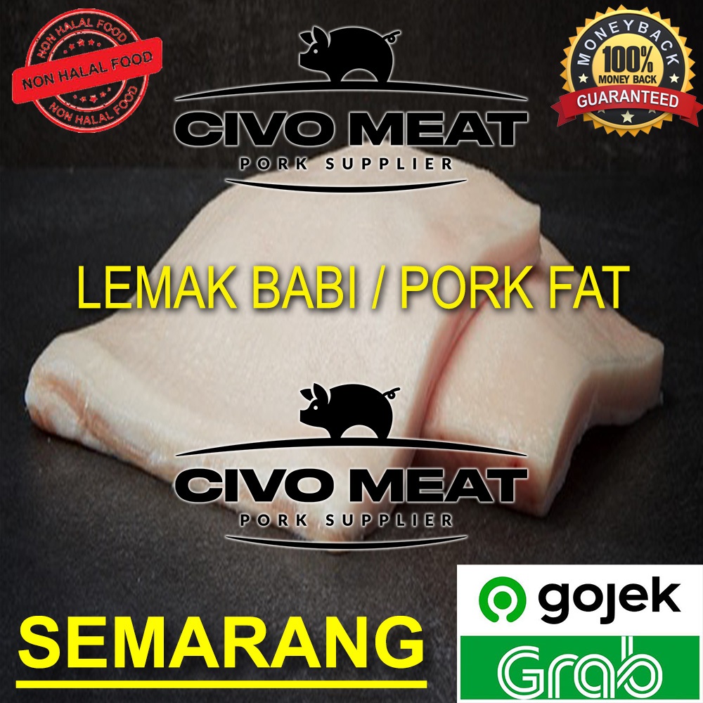

Lemak Babi Tebal / Minyak Babi (Lard) 500gr