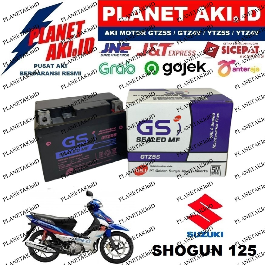 Aki Motor Suzuki Shogun 125 GTZ5S Accu Kering MF