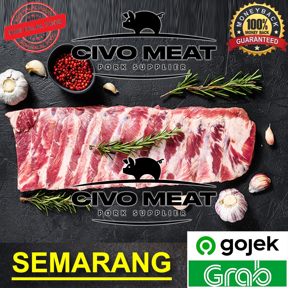 

Pork Ribs Barbeque Slab / Iga Murni Bakar (Nuri's / Tony Romas) 1kg