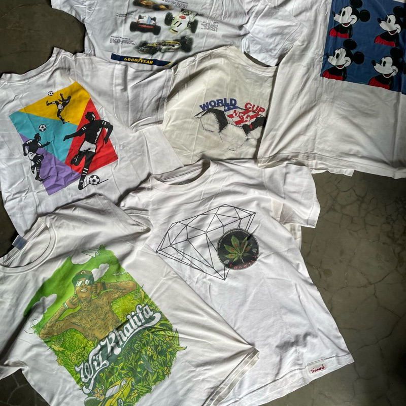 Kaos vintage Borongan enak enak