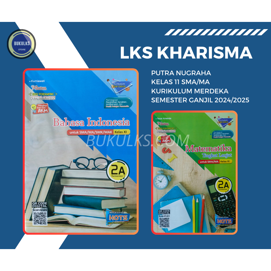 Buku LKS KHARISMA ZAMRUD PUTRA NUGRAHA SMA/MA Kelas 11 Merdeka Ganjil 2024/2025