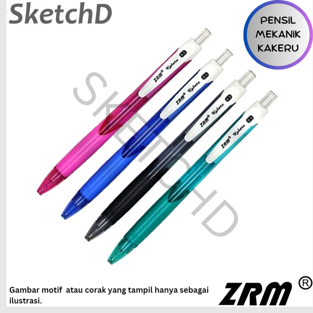 

Pensil Mekanik 05 Kakeru ZMP-201 ZRM Mechanical Pencil 0.5