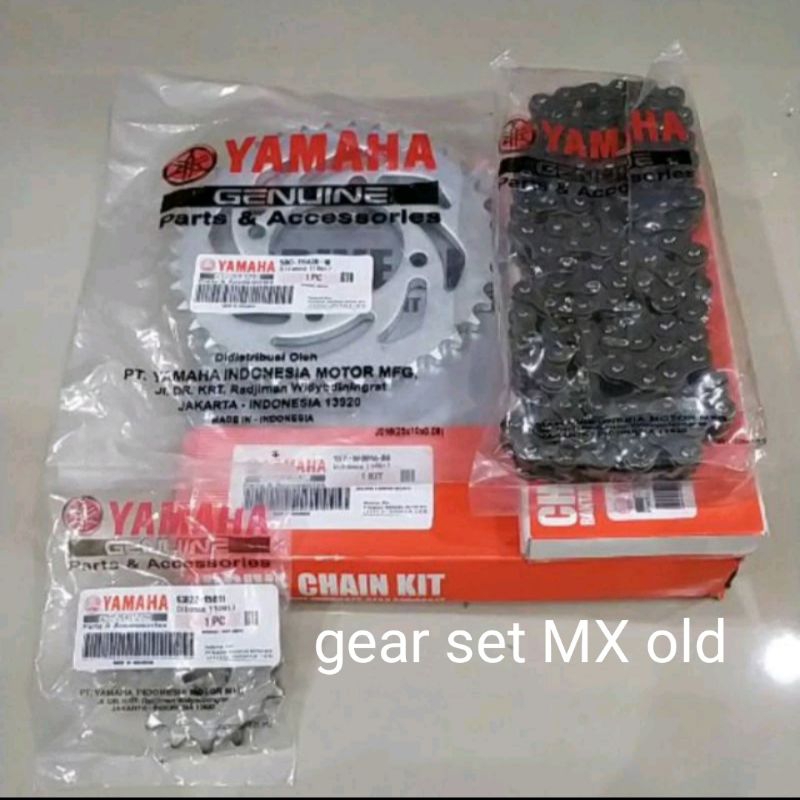 Gear set Jupiter MX old , MX lama