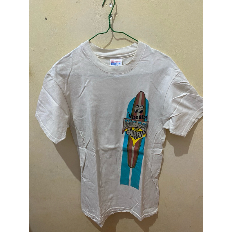 Tshirt ( kaos ) Moon Eyes tag vintage hanes