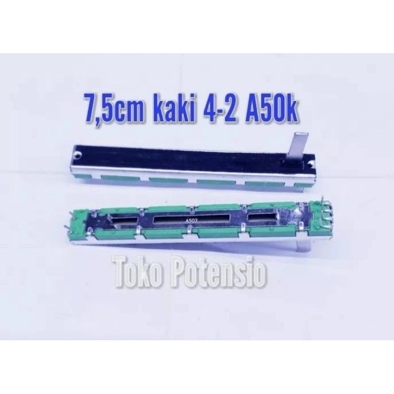 POTENSIO GESER 7,5CM KAKI 4-2 A50K