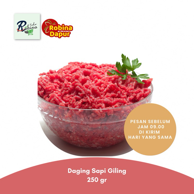 

Daging Sapi Giling Cincang 250 gr