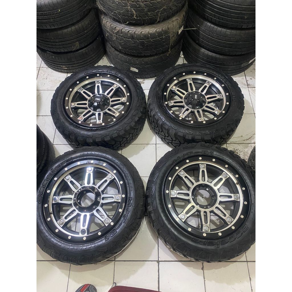 velg mobil bekas DAKAR ring 20 pcd 6x139 plus ban 275 55 r20