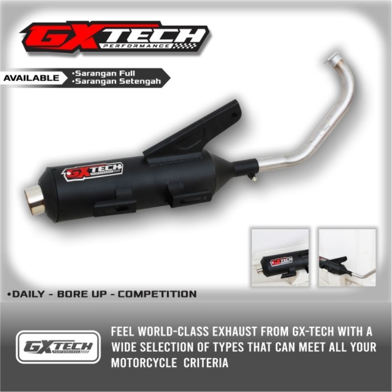 GX-TECH Knalpot Motor Honda SCOOPY 2021 - 2023