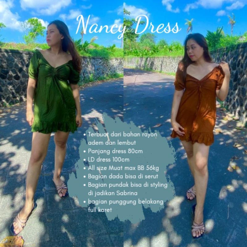 Dress Korea Sexy Mini Dress Korea Dress Sabrina Pendek Seksi Summer Dress Rempel  Kekinian