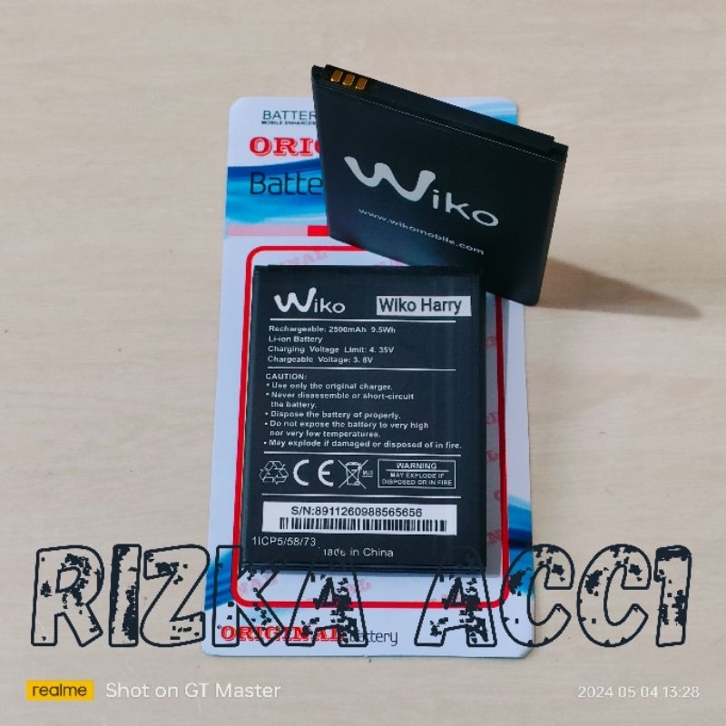 Baterai Batre Hp Wiko Harry / WIKO 3913 Wiko Robby Battery Batrai Hp