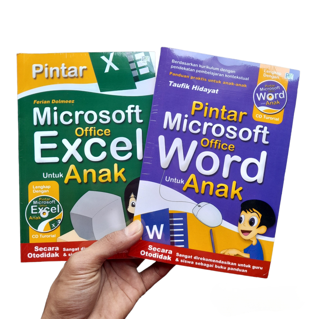Buku pintar microsoft Excel / microsoft word untuk anak