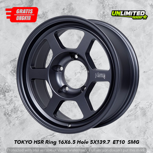 Velg HSR Jimny, Katana, Taft, Escudo Model TE37 Pcd 5X139,7 Tipe TOKYO R16