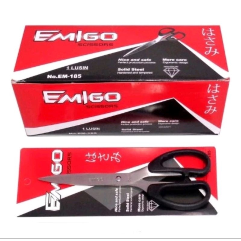 

Gunting Emigo Stainless Serbaguna Ukuran Kecil / Sedang/ Besar