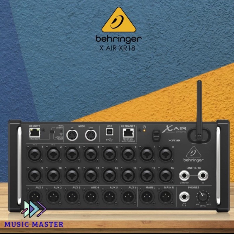 BEHRINGER XR18 / XR 18 DIGITAL MIXER WITH WIFI