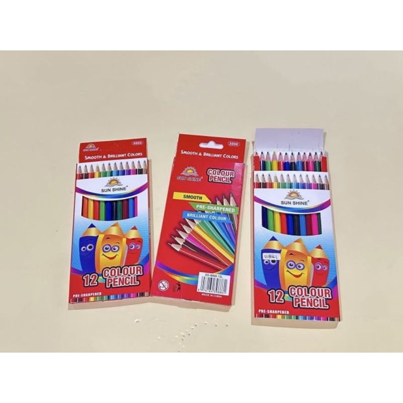 

PENSIL 12 WARNA PANJANG SUNSHINE 8866-12L