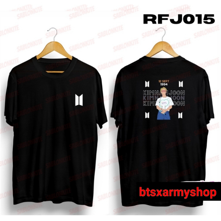 (RFJ015)  BAJU KAOS BTS / HOODIE SWEATER BTS MEMBER KIM NAMJOON LOGO BTS
