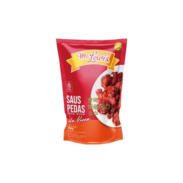 

Mc Lewis Saus Pedas Rasa Ayam ala Korea / Saus Keju Pouch 250gram