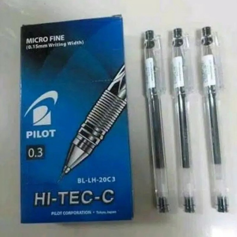 

KODE H7U4 Pulpen Hitech C Pilot 3mm 1pak12pcs