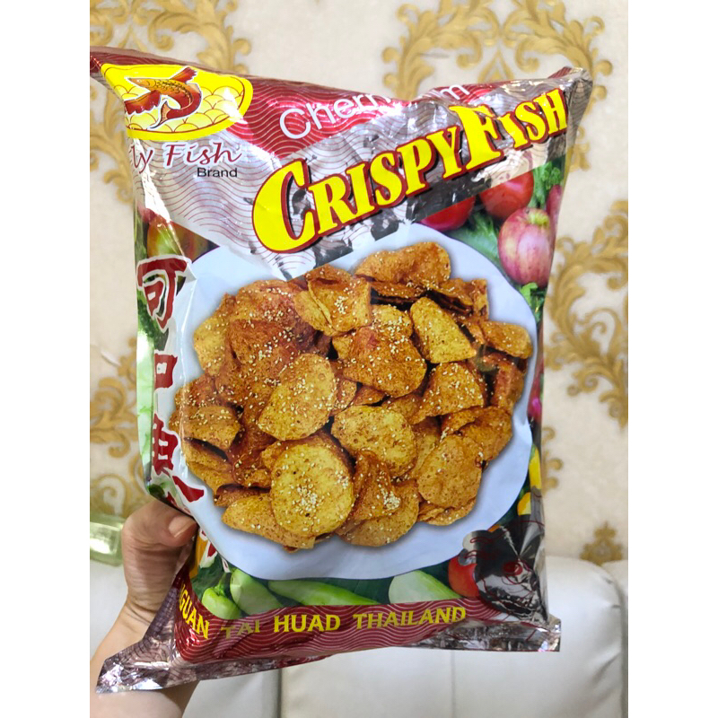 

Crispy Fish Boat Brand Perahu Keripik Sate Ikan Thailand Tae Nguan Tai (300 gr)