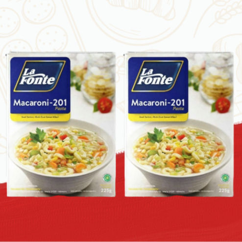 

LA FONTE MACARONI 201 PASTA 225GR