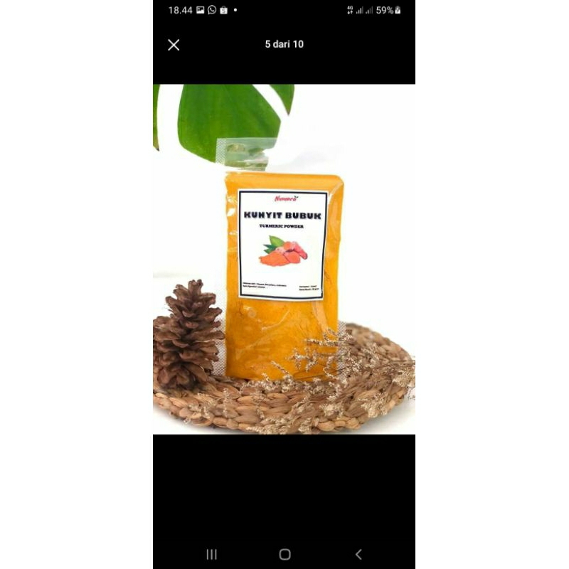

bumbu kunyit bubuk siap saji untuk semua makanan