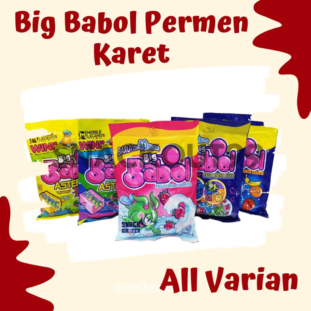 

Big Babol Chupa Chups Kemasan Baru Permen Karet All Varian 40 pcs