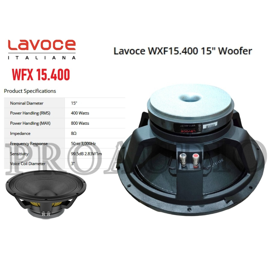 SPEAKER WXF15.400 / WXF 15.400 / WXF 15 400 LAVOCE ITALIANA