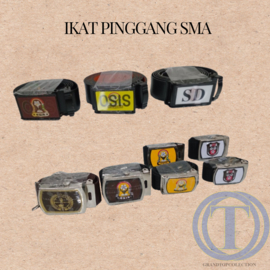 IKAT PINGGANG GESPER NILON DAN KULIT SMA