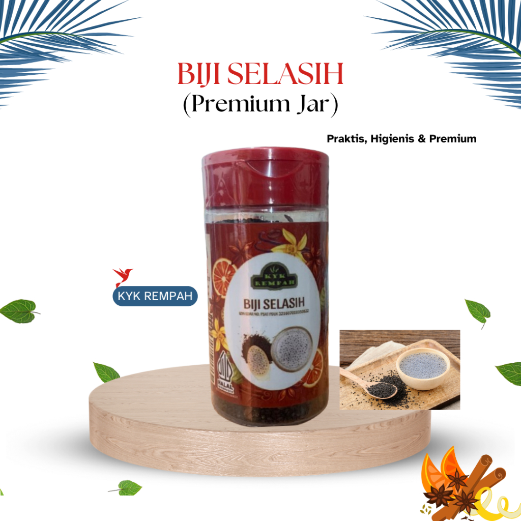 

Biji Selasih Premium [ JAR ] | Selasih Bumbu Dapur Praktis